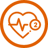 Type 2 of AFib icon.